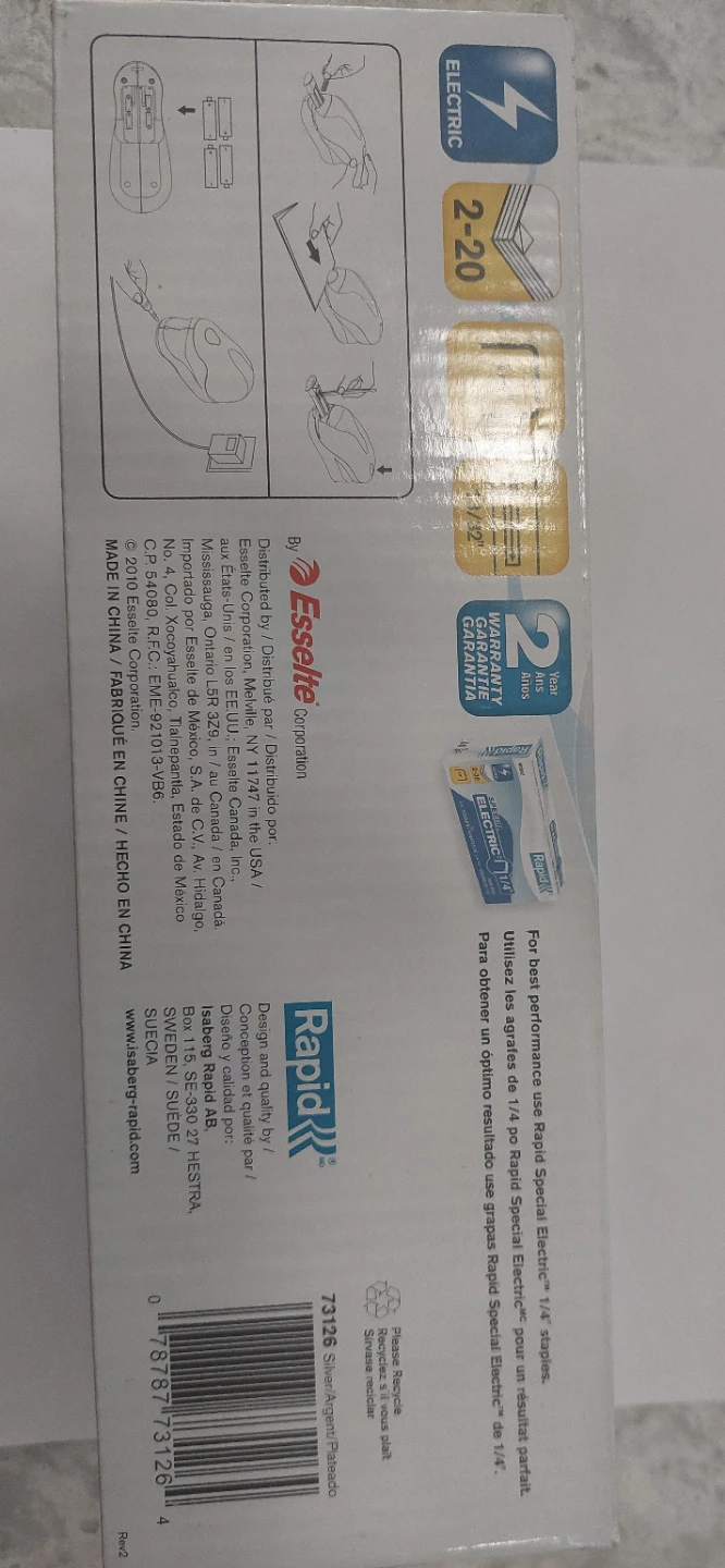 Rapid Electric Stapler 20EX - photo 4