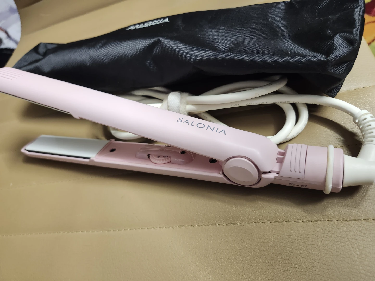 SALONIA Hair Straightener - Pastel Pink - photo 3