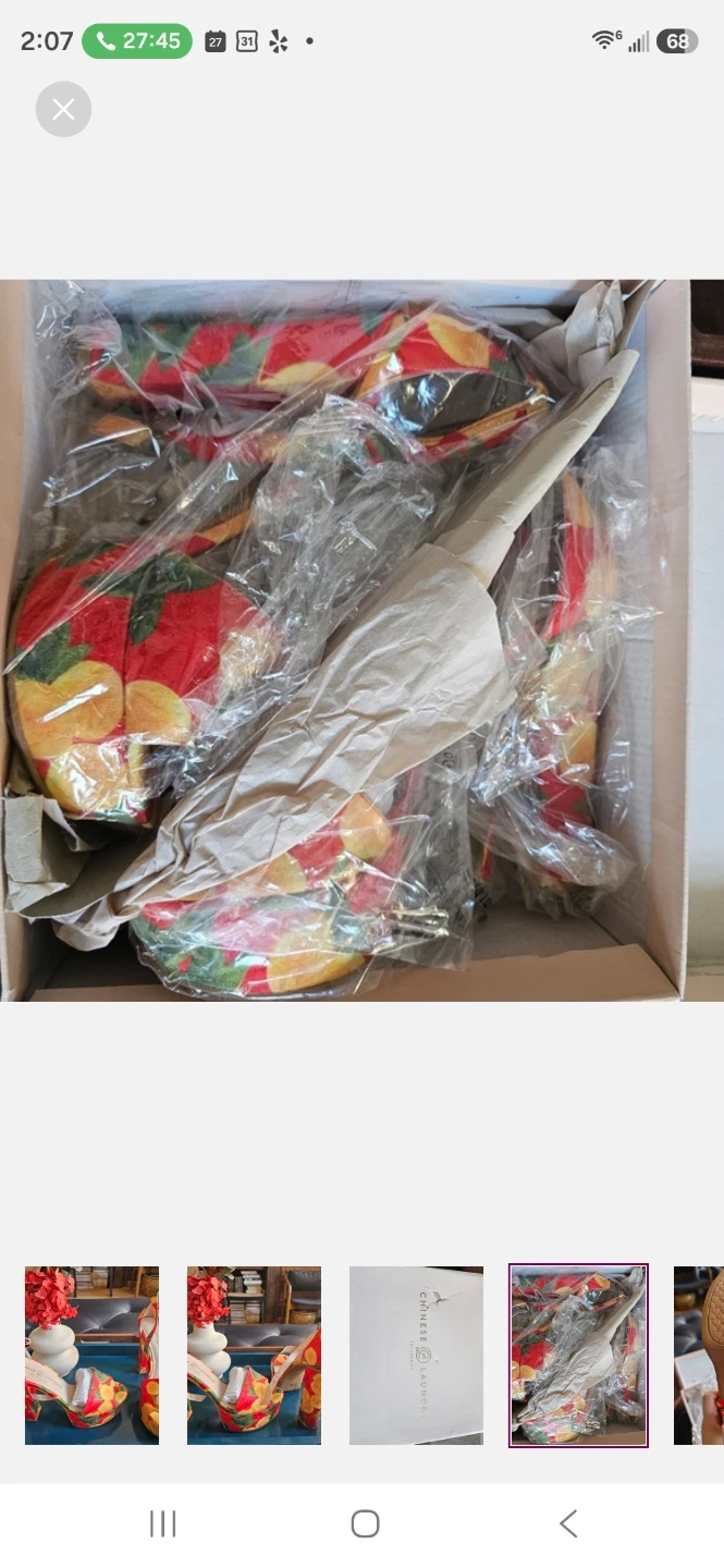 New/Unworn - Chinese Laundry Avenue 2 Heel - Red/Lemon - photo 3
