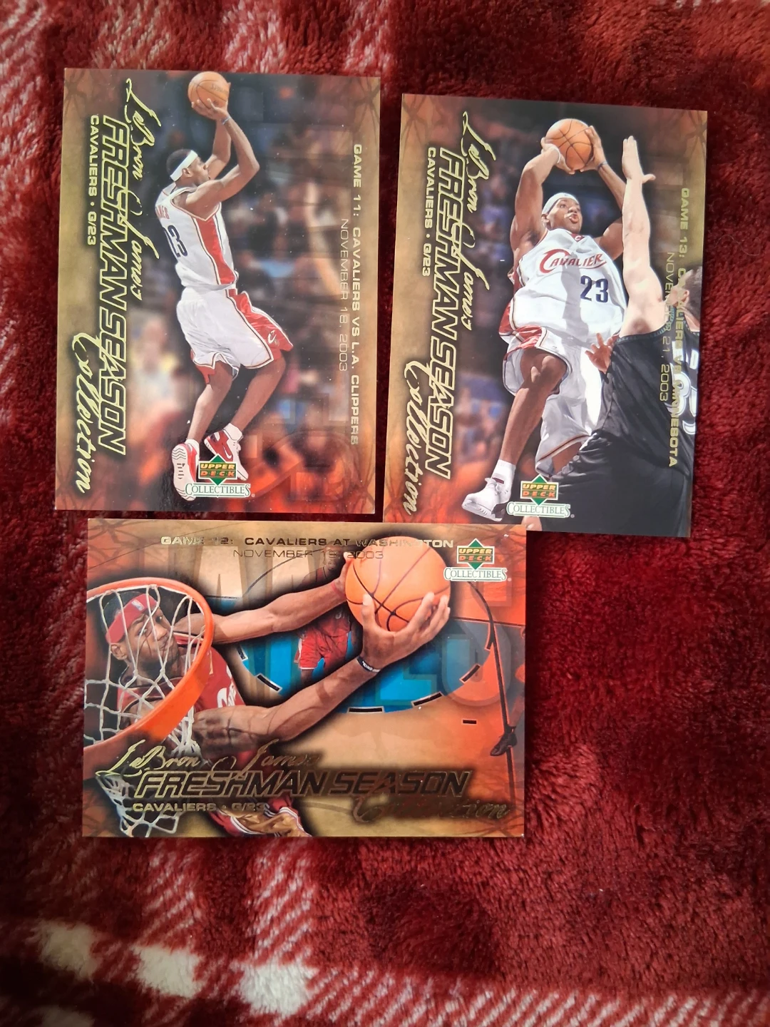 LeBron James Freshman Season Collection Basketball Cards