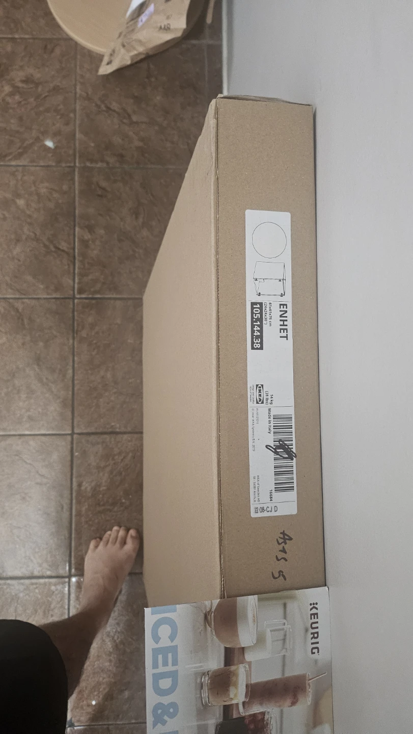 Brand New IKEA ENHET Base Frame with Shelves –  Sealed Box - photo 2
