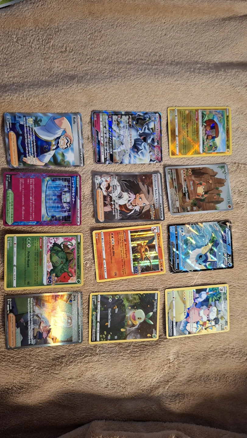 Assorted Pokemon Trading Card Collection
