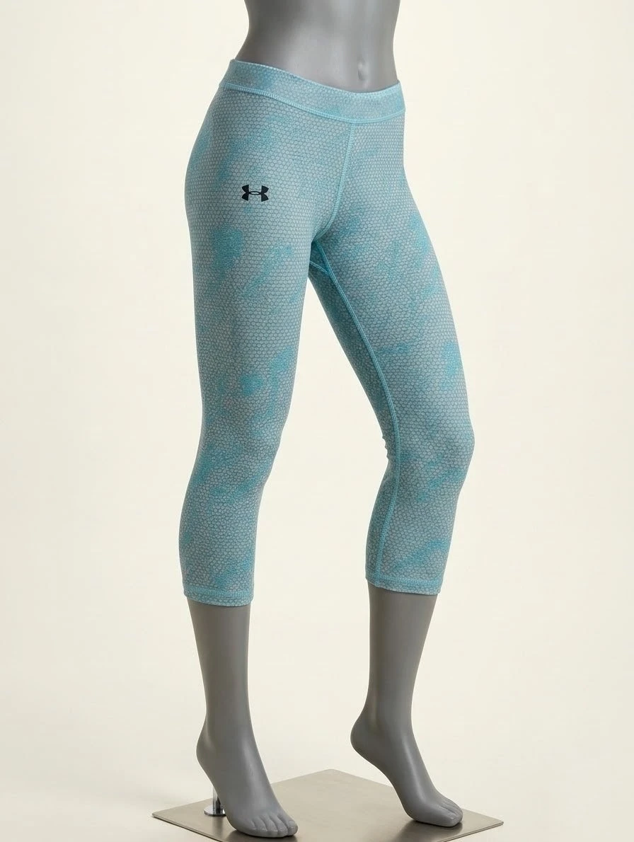 New Under Armour Capri Leggings Teal