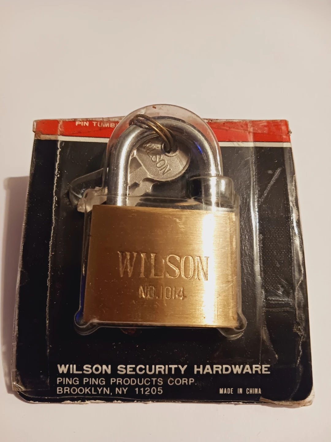 New!! Wilson No. 1014 Security Brass Padlock - photo 2