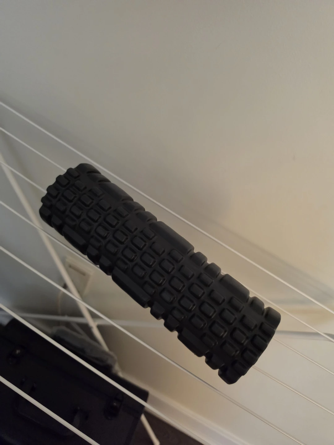 Black Textured Foam Roller