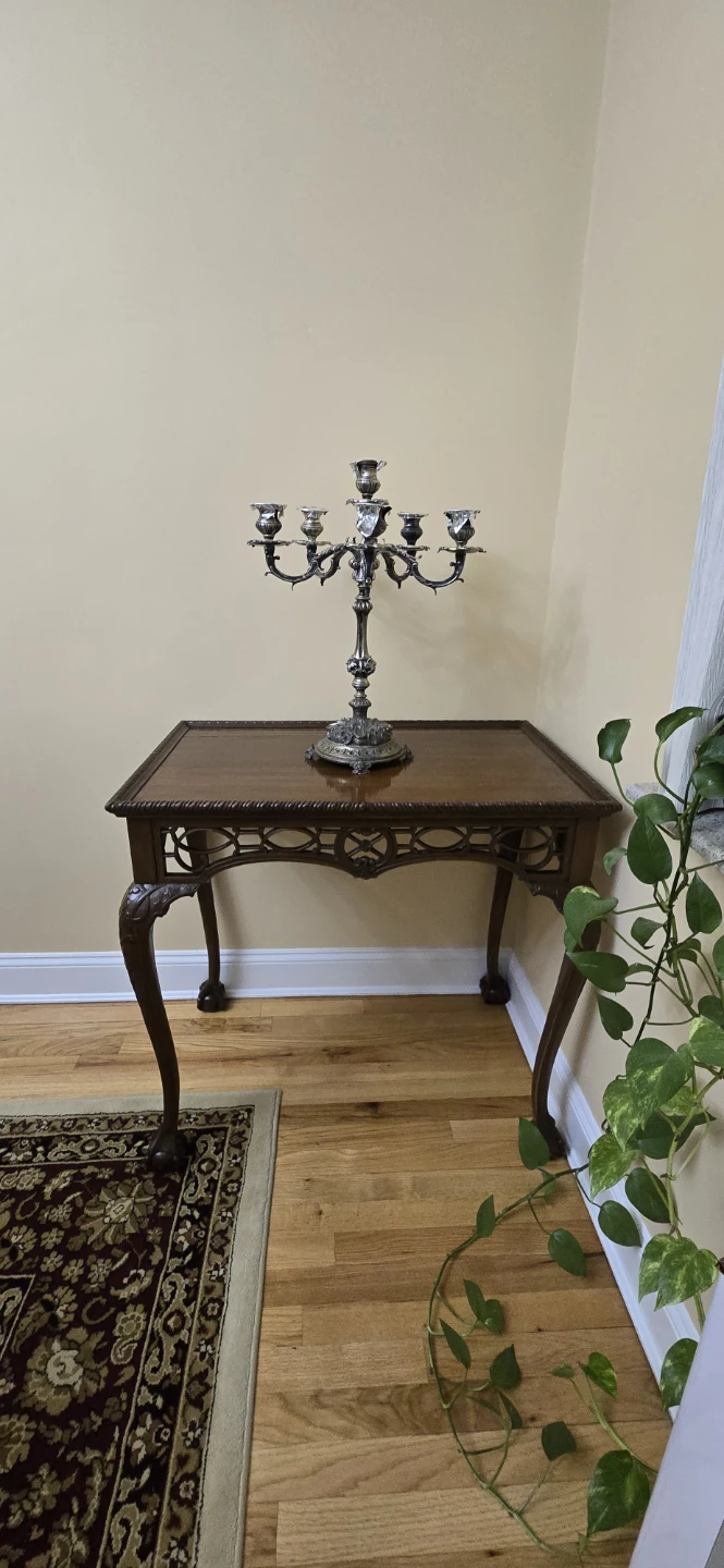 Chippendale Style Mahogany Side Table - photo 4