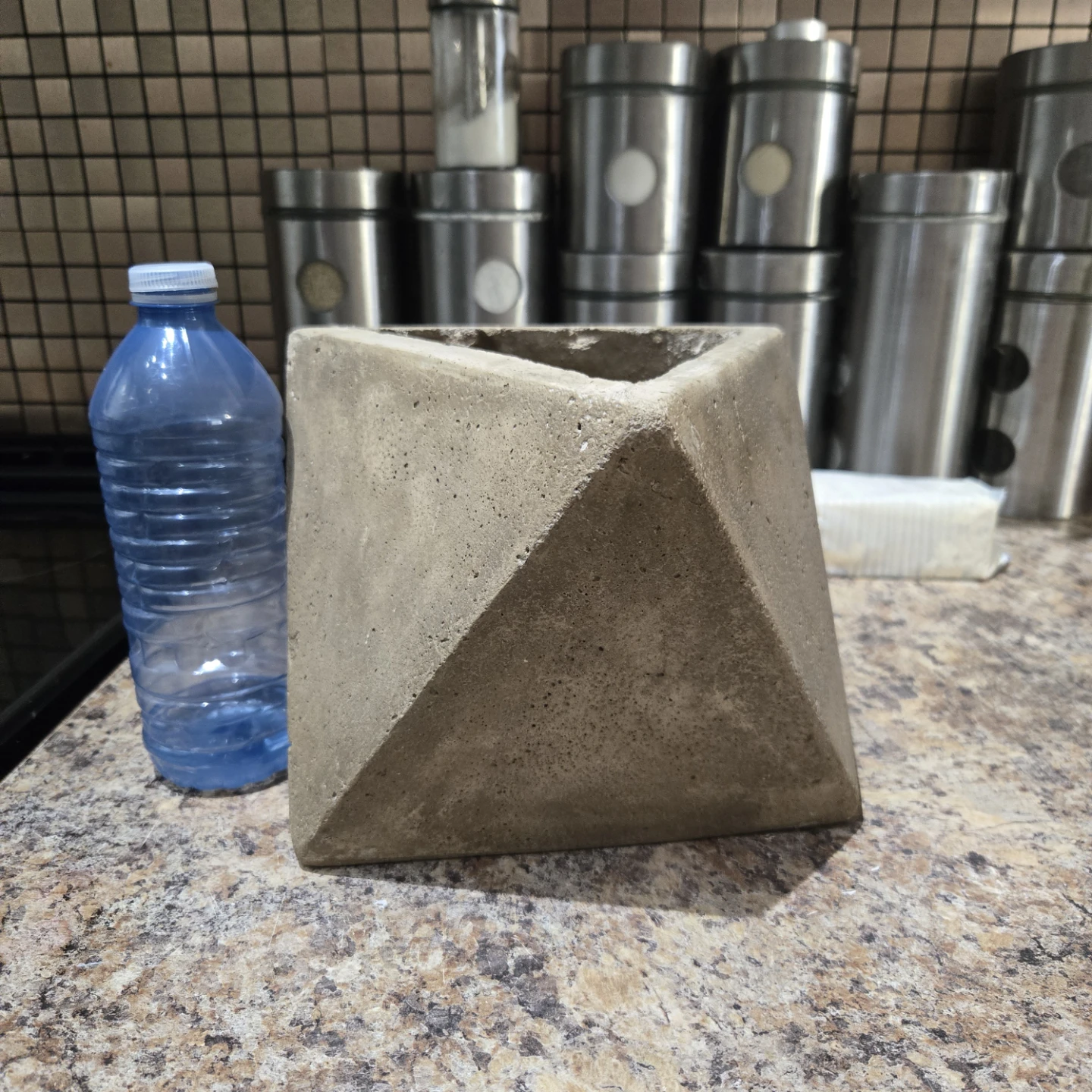Geometric Concrete Planter