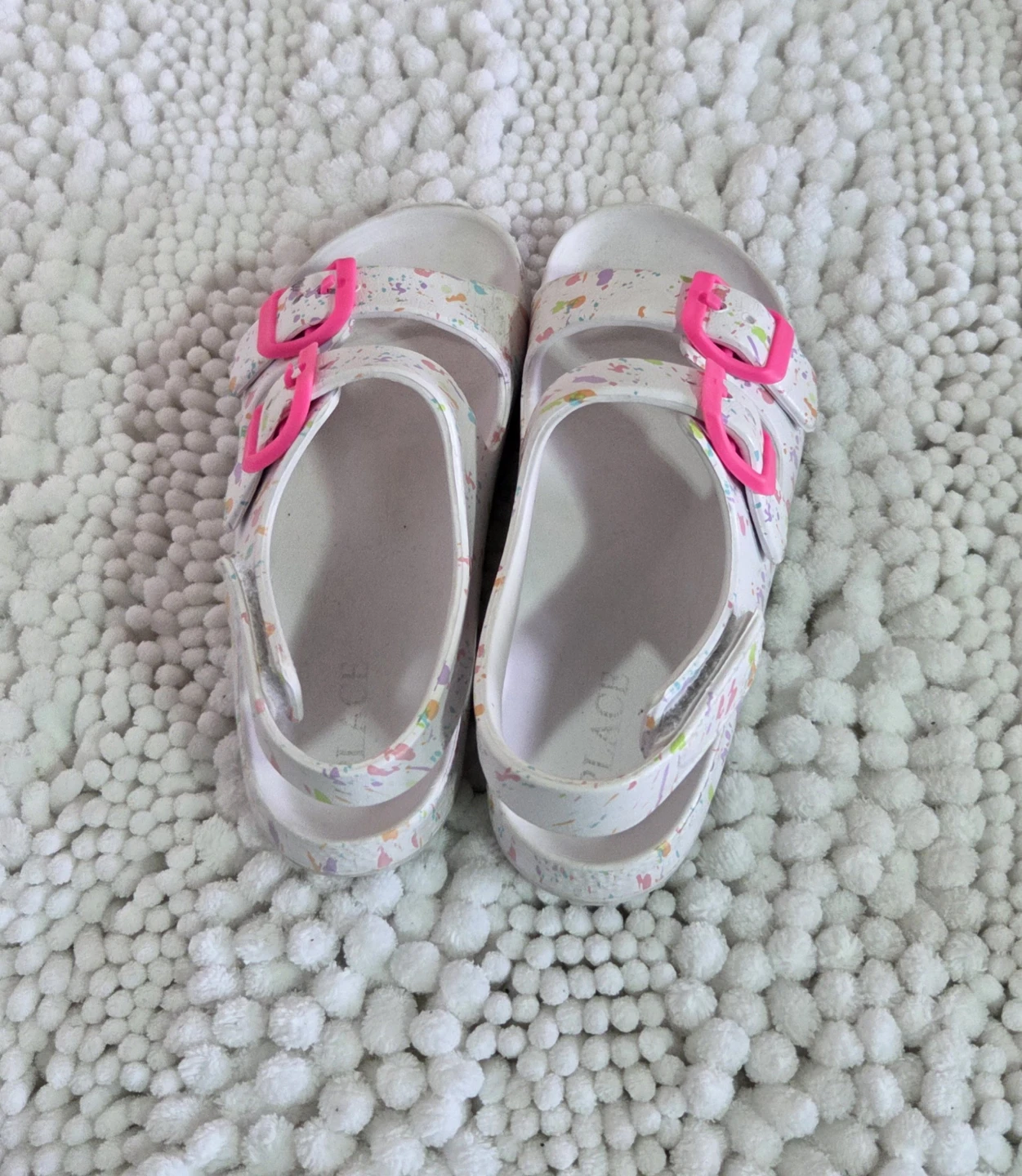 The Children's Place Paint Splatter Sandals Size 11 - photo 3