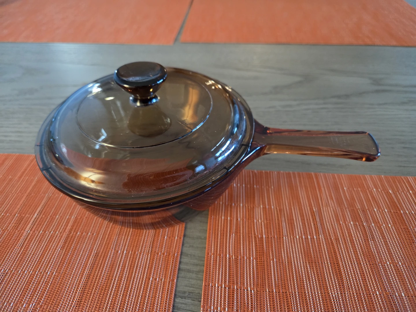 Visions by Corning Amber Glass Cookware Set - 3 Pots and 1 Lid - photo 2