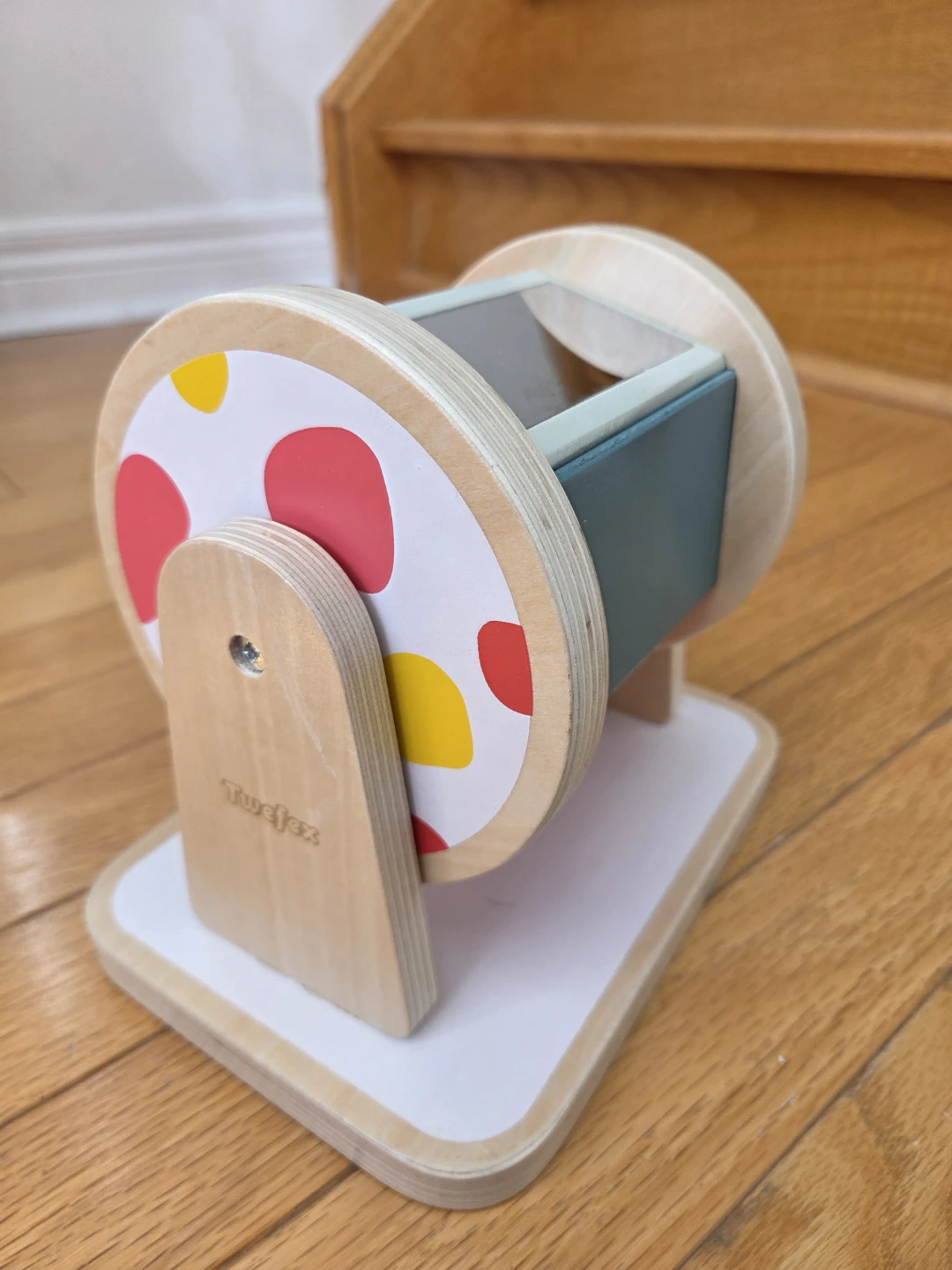 Wooden Sensory spinning Drum