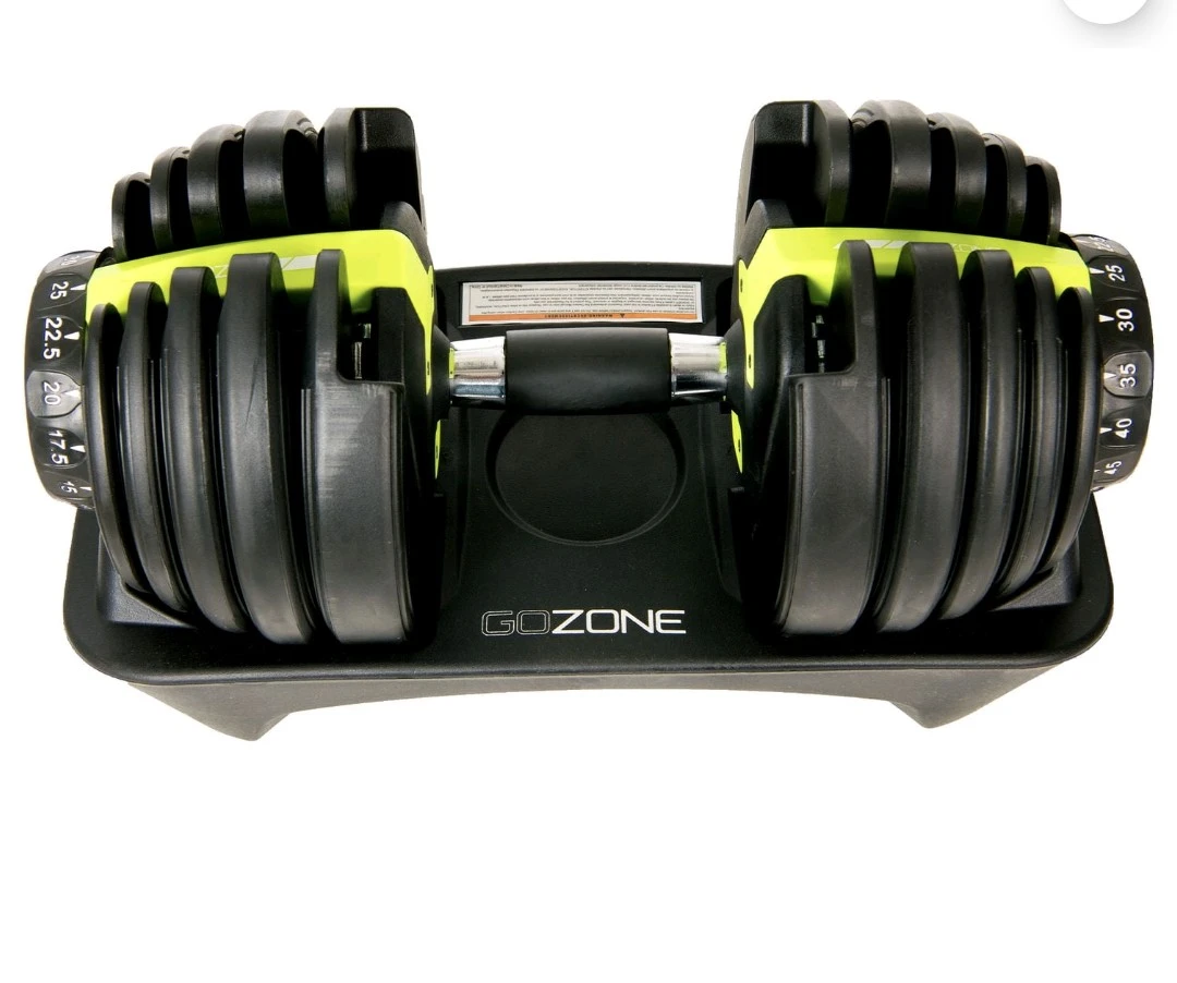 GoZone 10 to 52.5 lb Adjustable Dumbbell