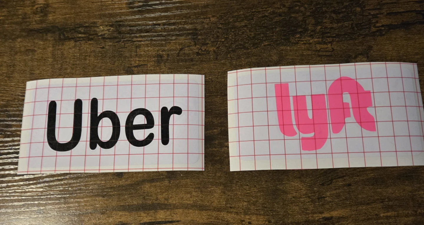 Decals Uber / Lyft Decals