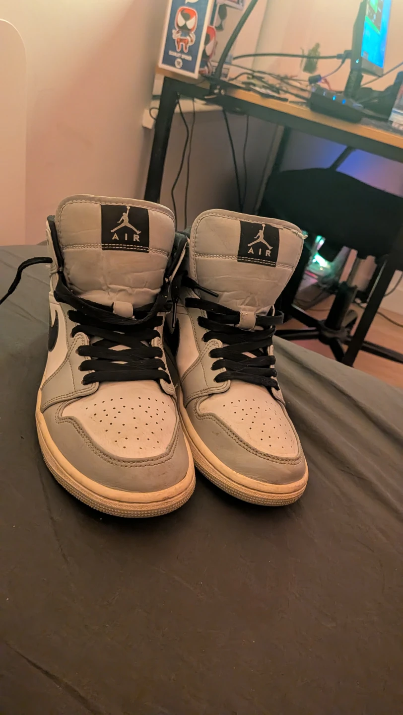 Air Jordan 1 High Grey and White