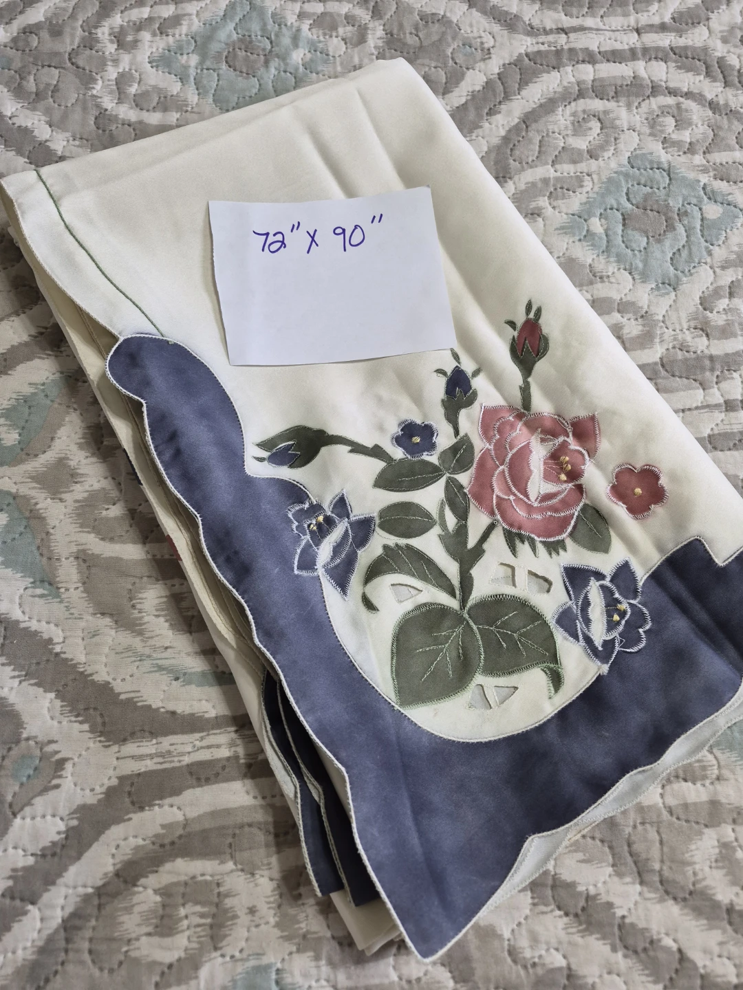 Beautiful 72" x 90" Tablecloth Table Decor - photo 2
