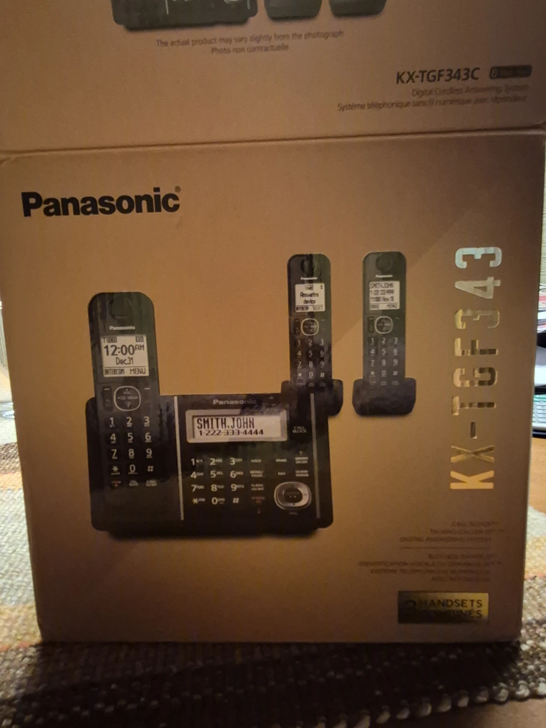 Panasonic KX-TGF343C Digital Cordless Answering System