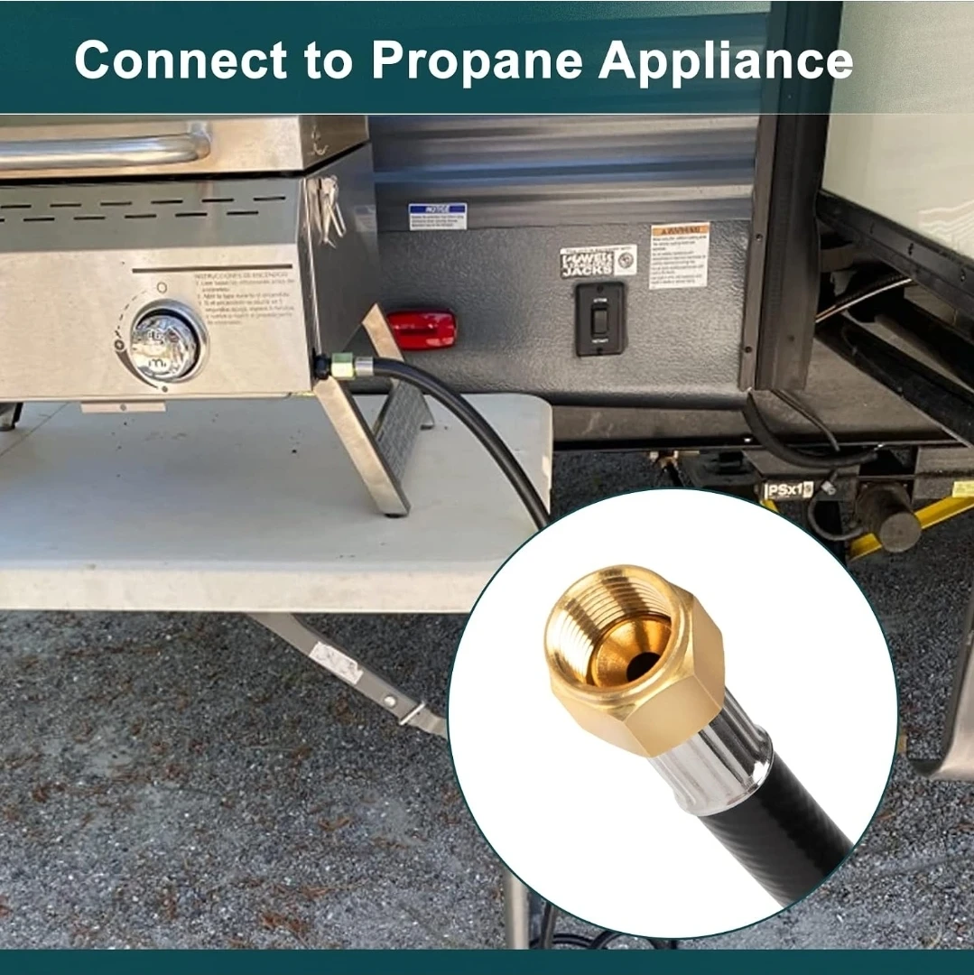 GASPRO 24-Foot RV Quick Connect Propane Hose - photo 5