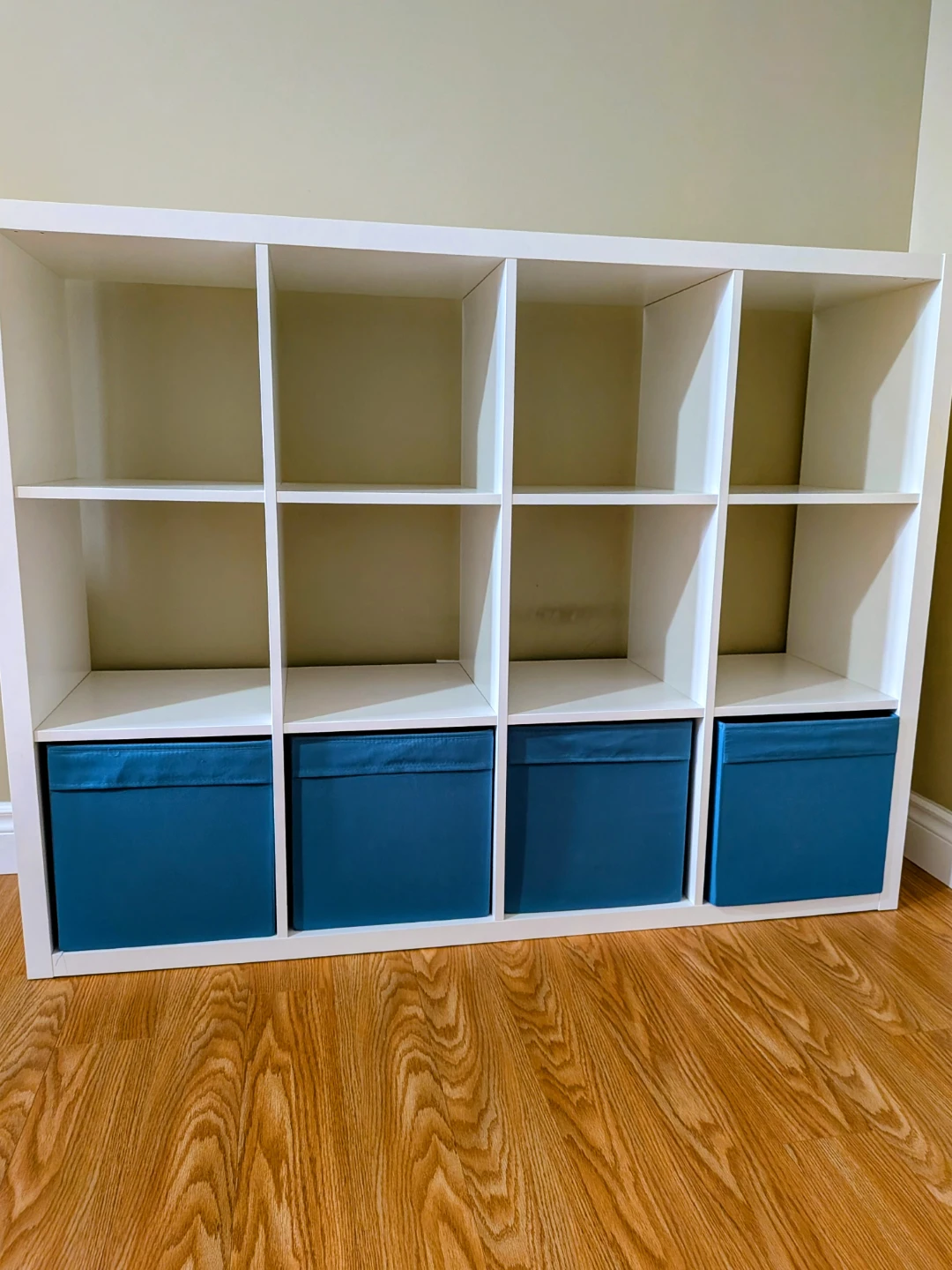 White ikea shelf unit