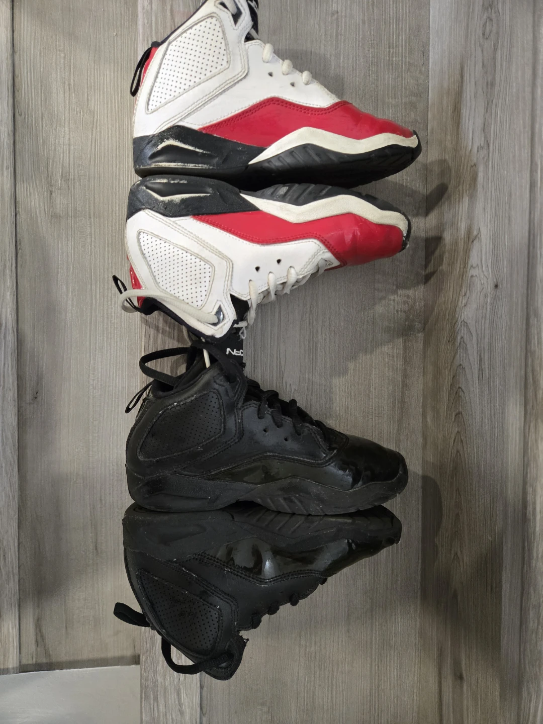 Two Pairs of Nike Jordan Kids Shoes Size 12C - photo 3
