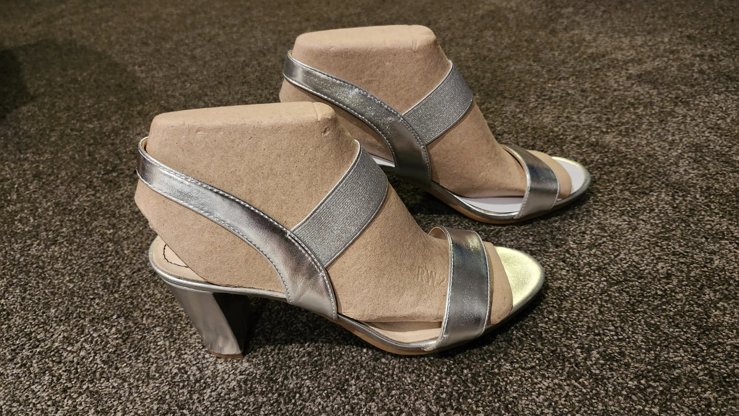 LifeStride Flex Silver Heeled Sandals - photo 3