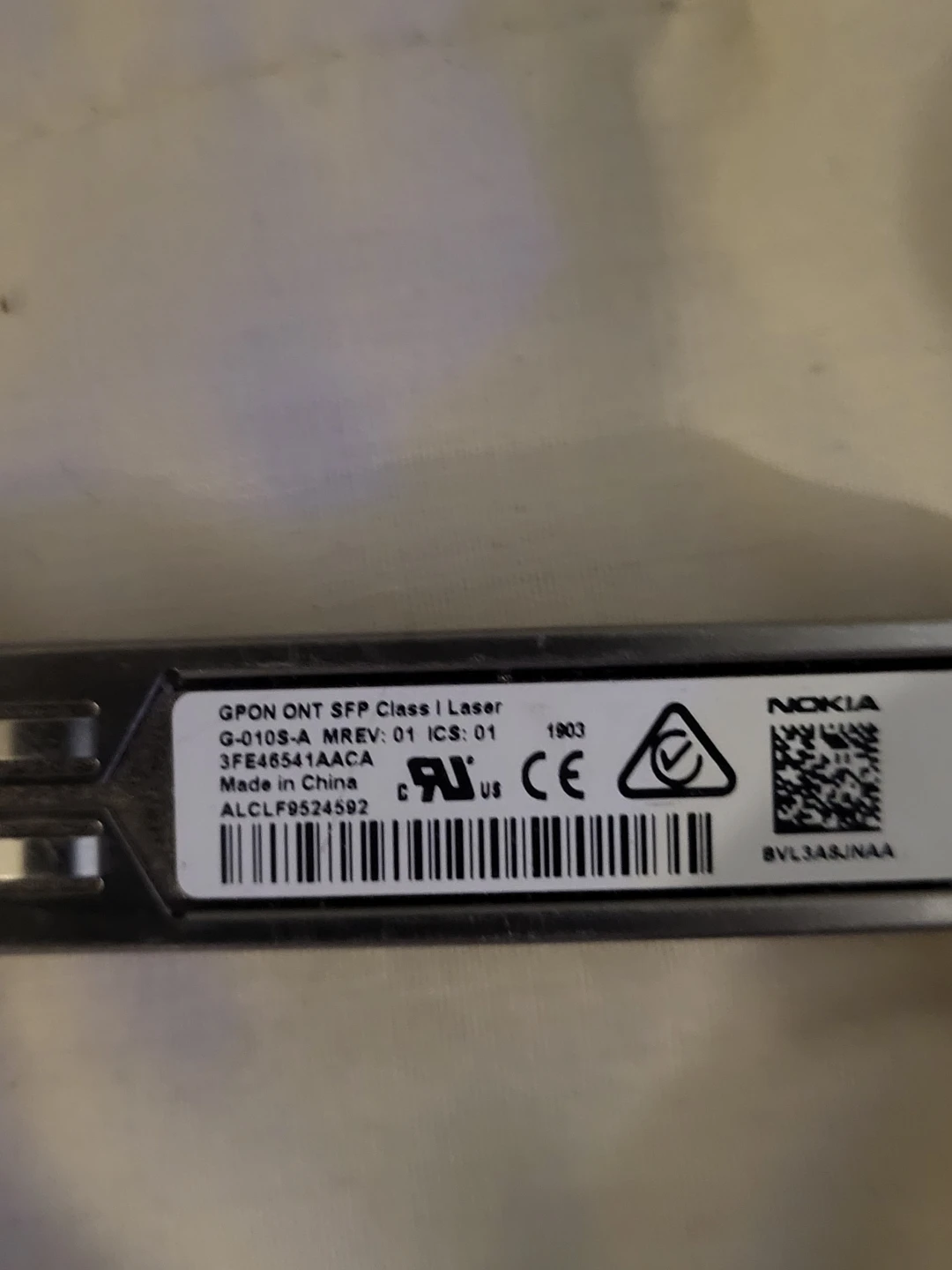 Nokia GPON ONT SFP Module G-010S-A - photo 4
