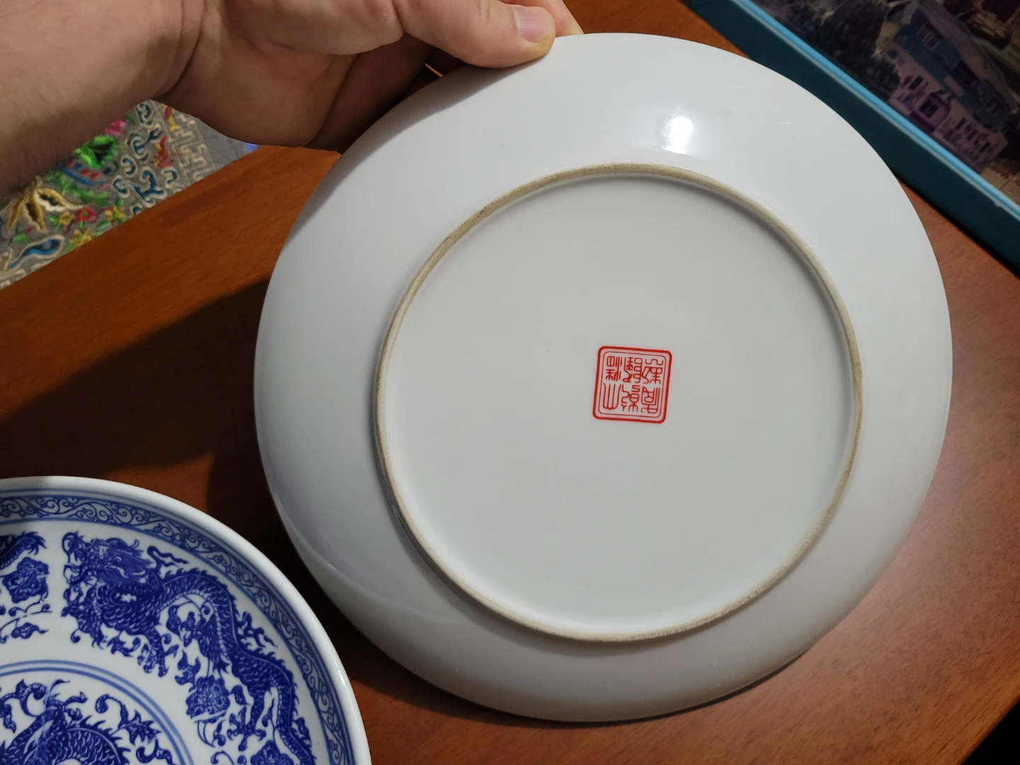 Vintage Chinese Decorative Dragon Plates – Set of 2. - photo 5