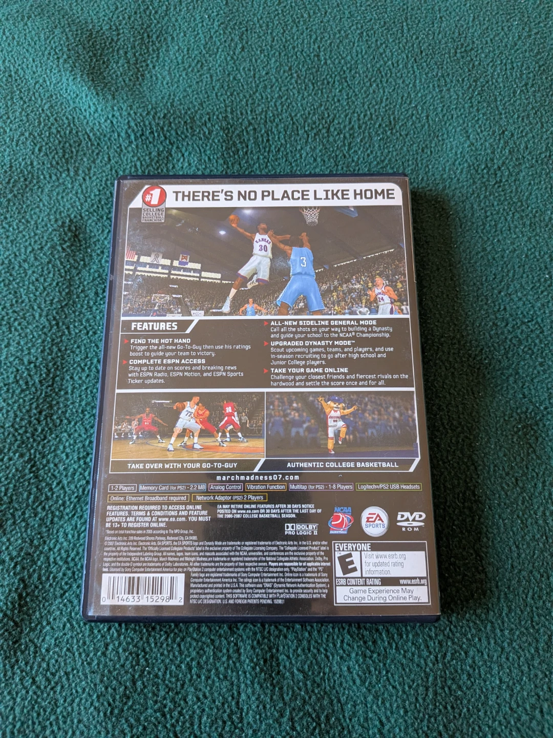 NCAA March Madness 07 – PS2 PlayStation 2 – Complete - photo 2