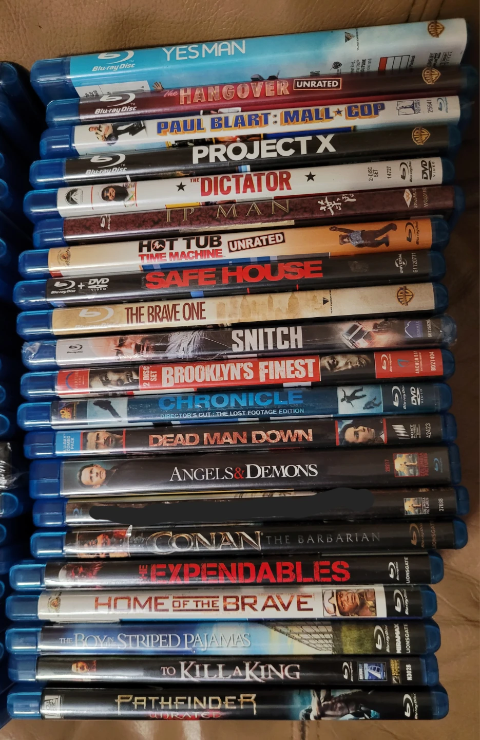 Large Movie Collection:$3 DVDs and $4 Blu-rays