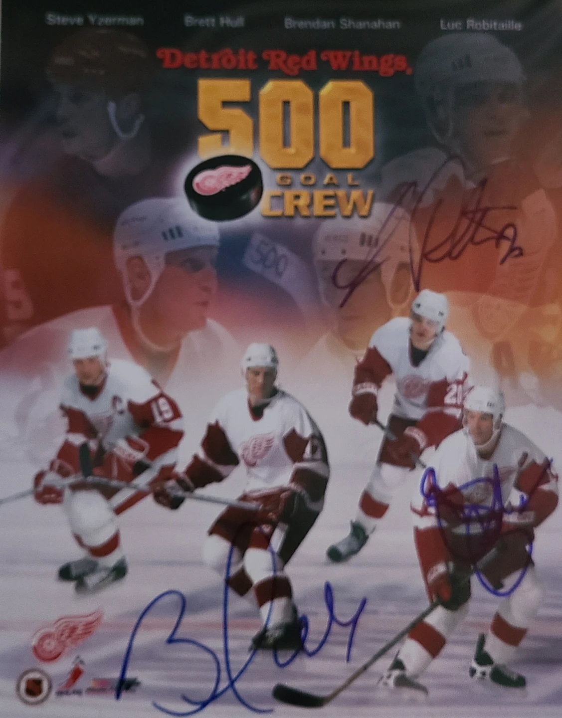 Detroit Red Wings Autographed Legends 8x10 Photos With COA'S - photo 3