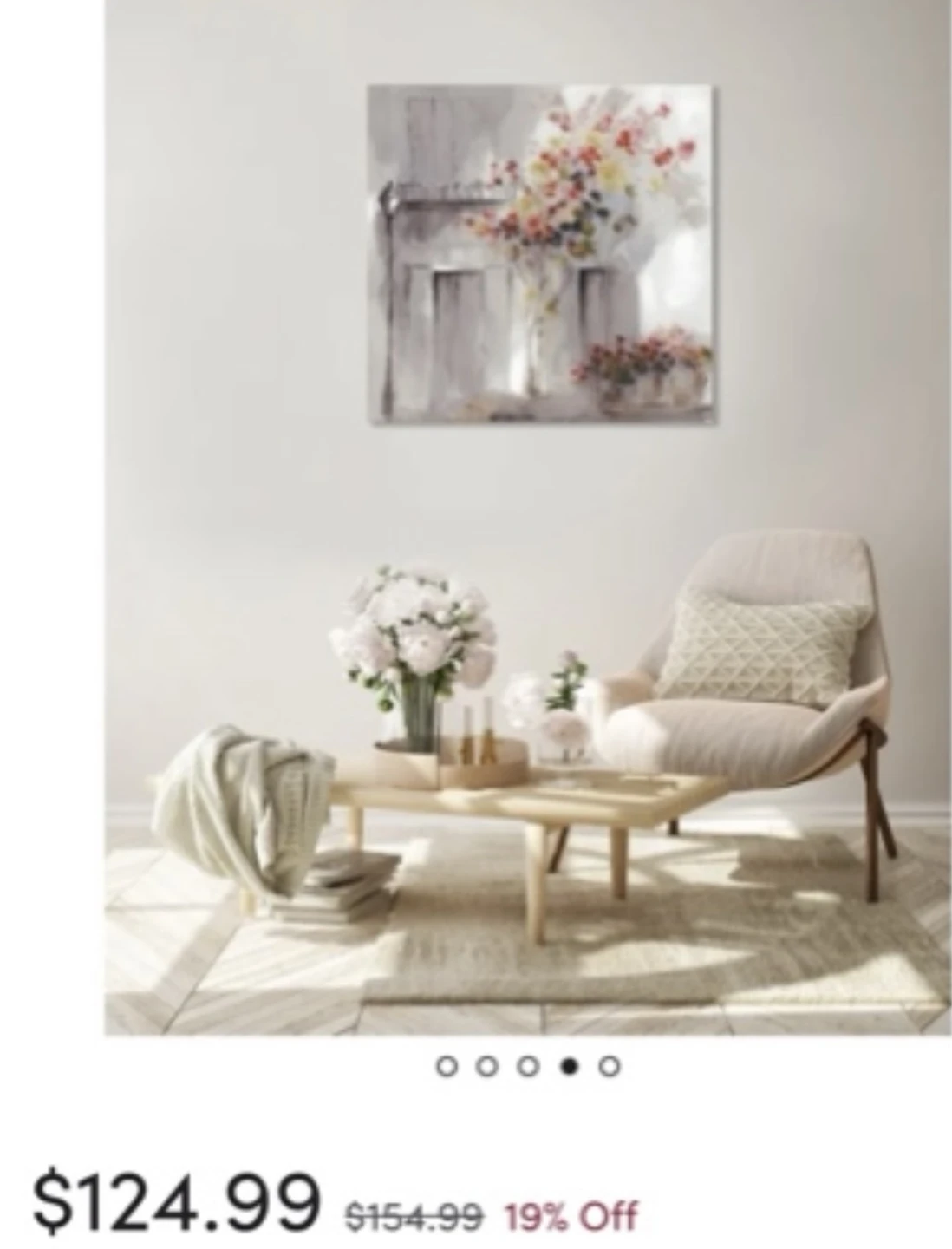 Art Maison Floral Canvas Wall Art 🏈 - photo 4