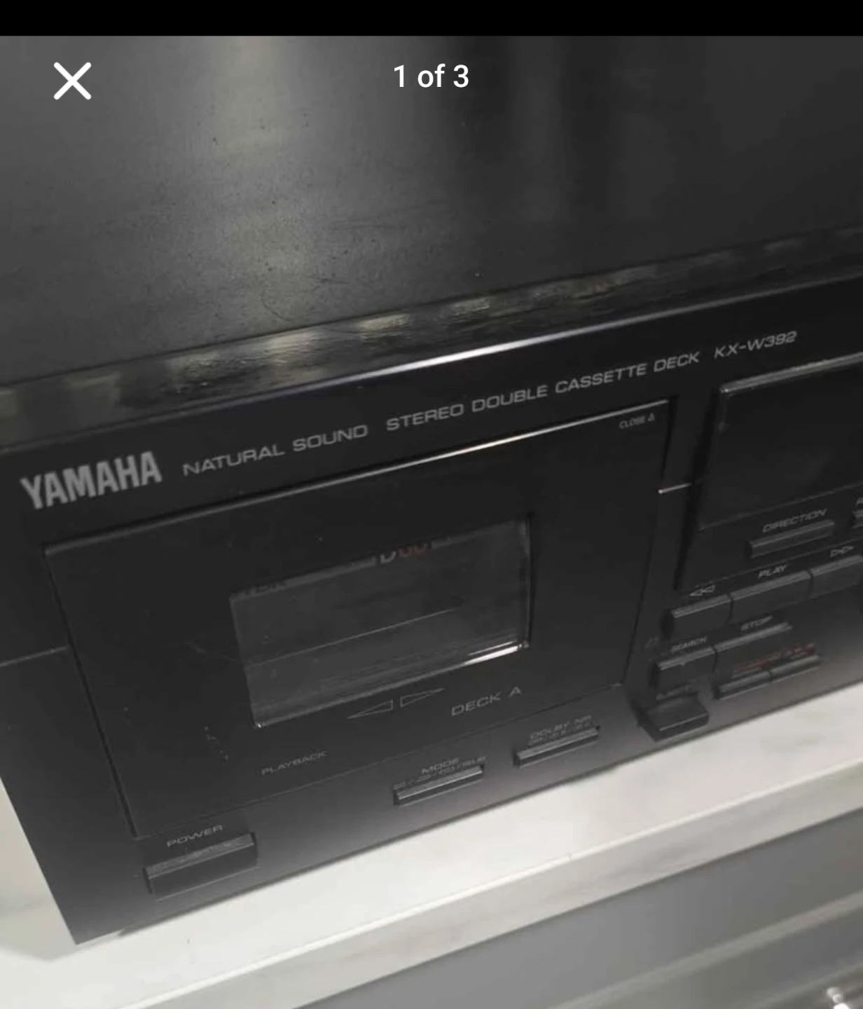 Yamaha KX-W392 Stereo Double Cassette Deck