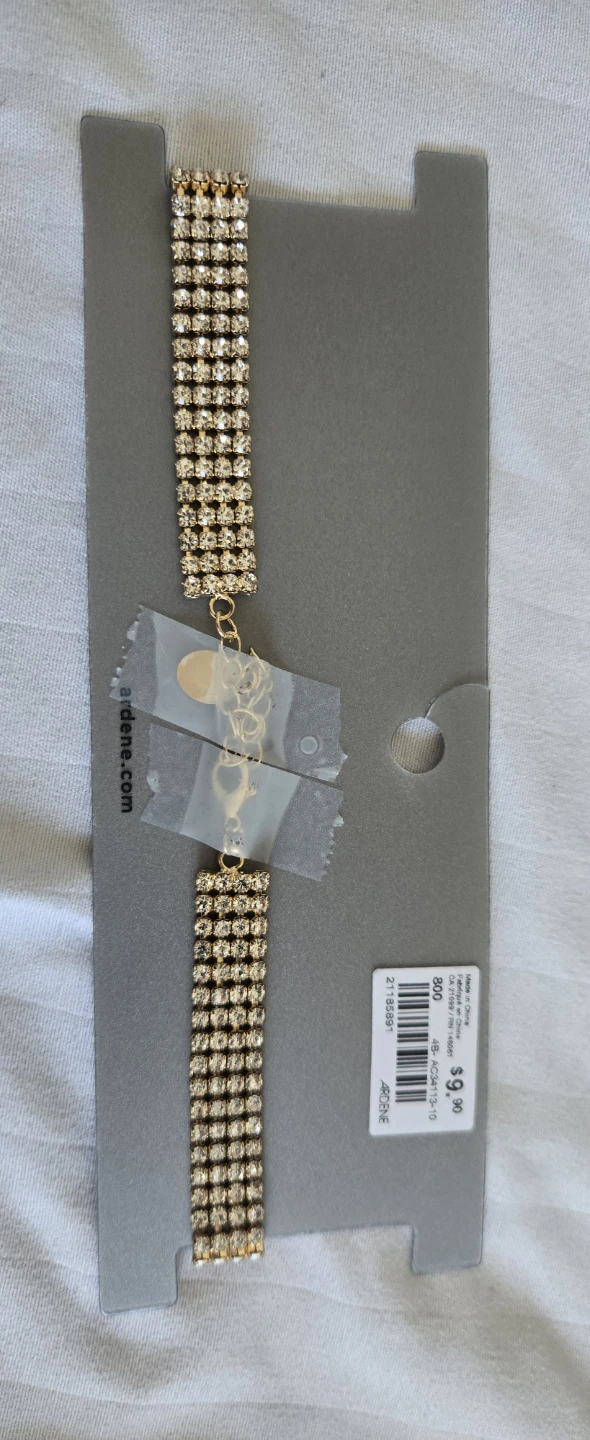 Ardene Rhinestone Fringe Earrings - photo 3