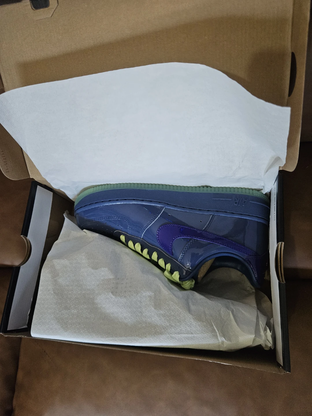 Nike Air Force 1 Low QS Mystic Navy/Grape Ice - photo 4