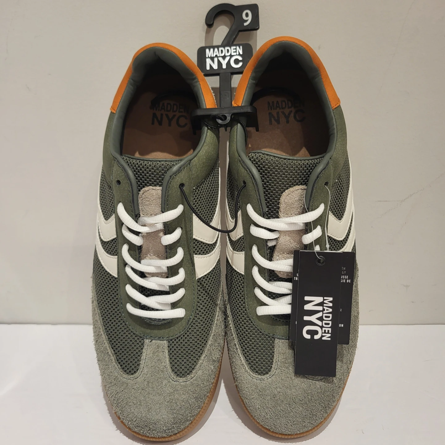 Madden NYC Men's Sneakers - Olive Green, Size 9