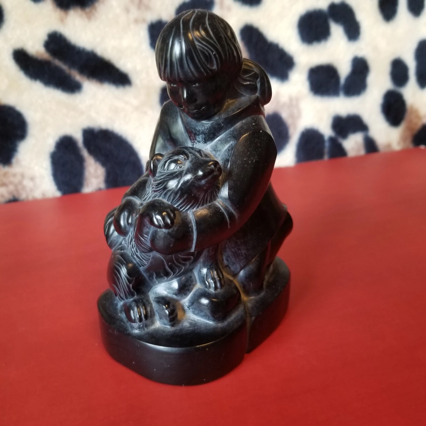 Inuit Soapstone Sculpture 3"×3 1/2"× 5 1/2"high