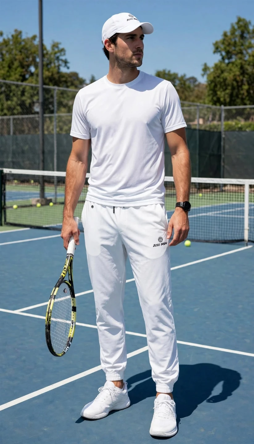 Bidi Badu White Tennis Joggers