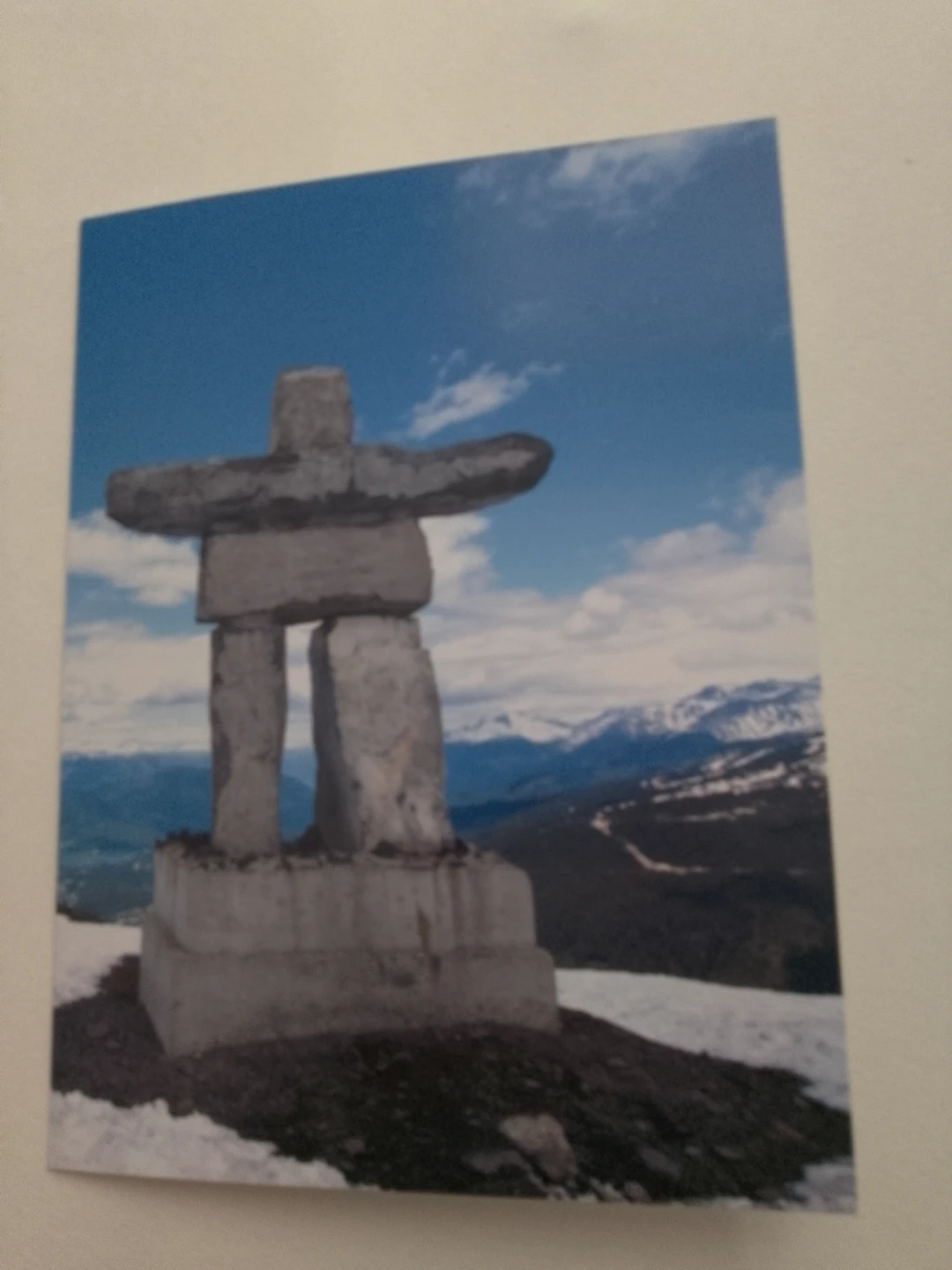 Inukshuk Holiday Greeting Card 🏈