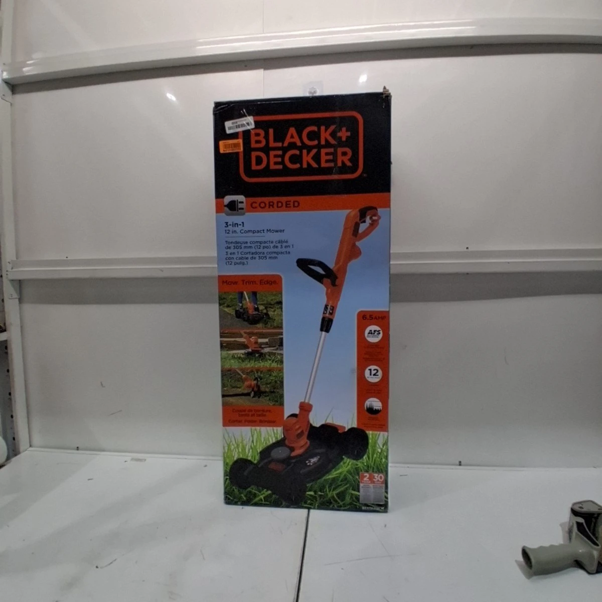 BLACK+DECKER 3-in-1 Electric Lawn Mower and Trimmer