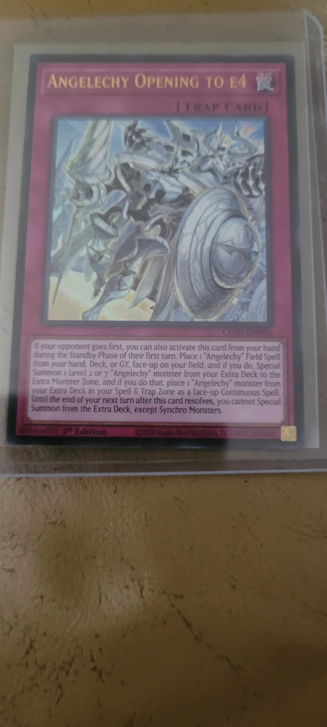 Yu-Gi-Oh! Angelechy Opening to E4 Trading Card