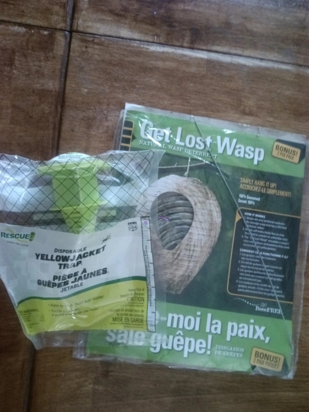 RESCUE Yellowjacket Trap and Get Lost Wasp Deterrent 🏈