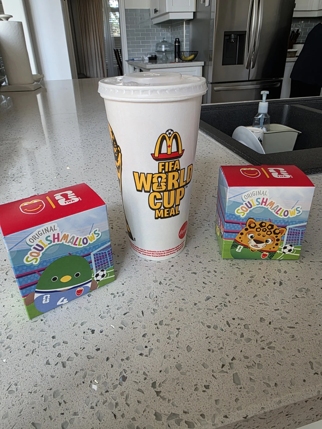 2 Original Squishmallows McDonald's FIFA World Cup Boxes - photo 2