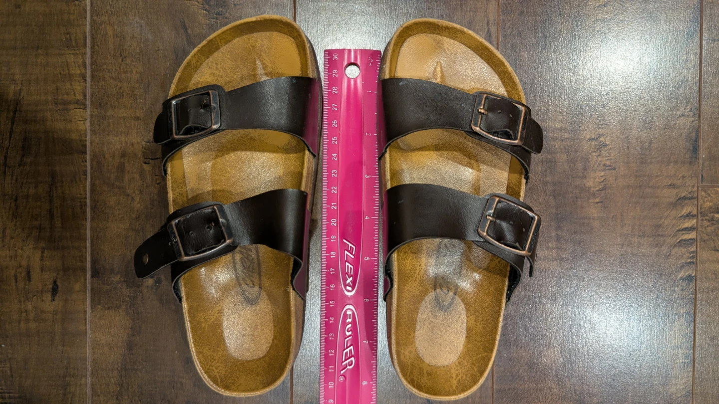 Brown Birkenstock-style Sandals - photo 2