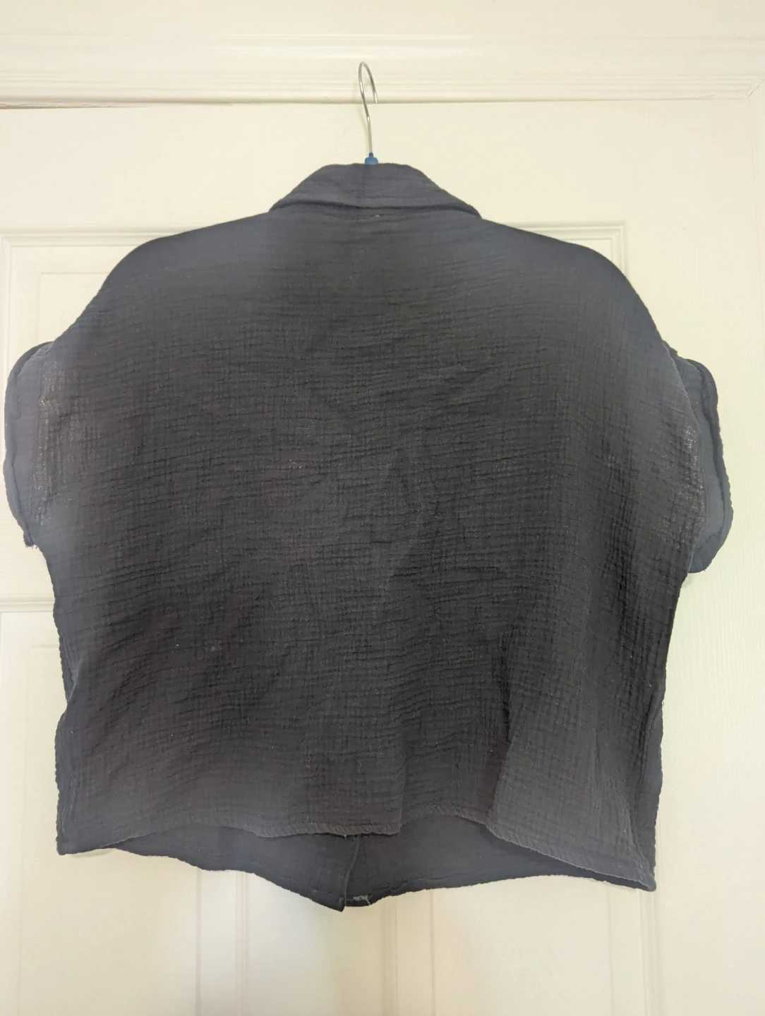 Guilty Black Button-Up Waffle Shirt - photo 4