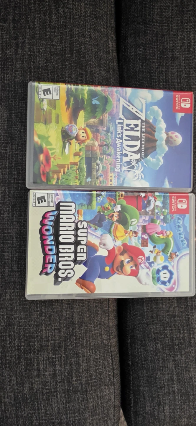 Nintendo Switch Games - Zelda & Super Mario Bros. Wonder