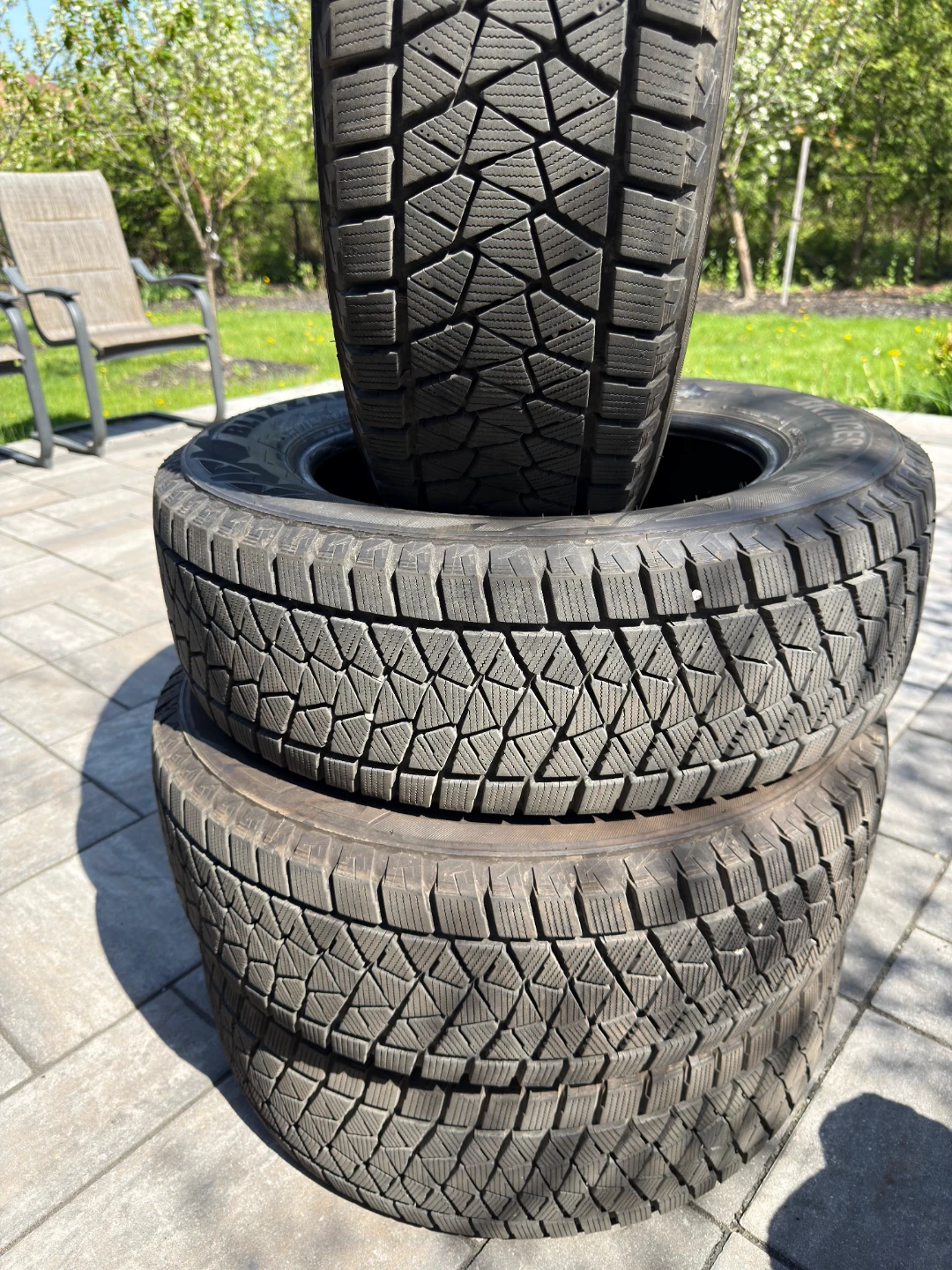 Bridgestone Blizzak Winter Tires 225/65R17