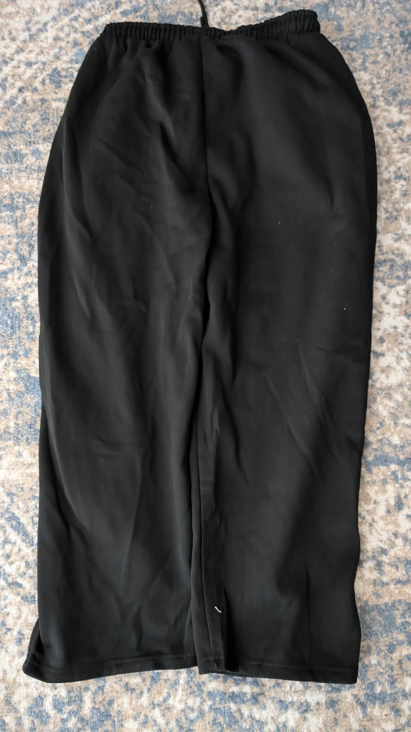 Black elastic waist casual pants - photo 2