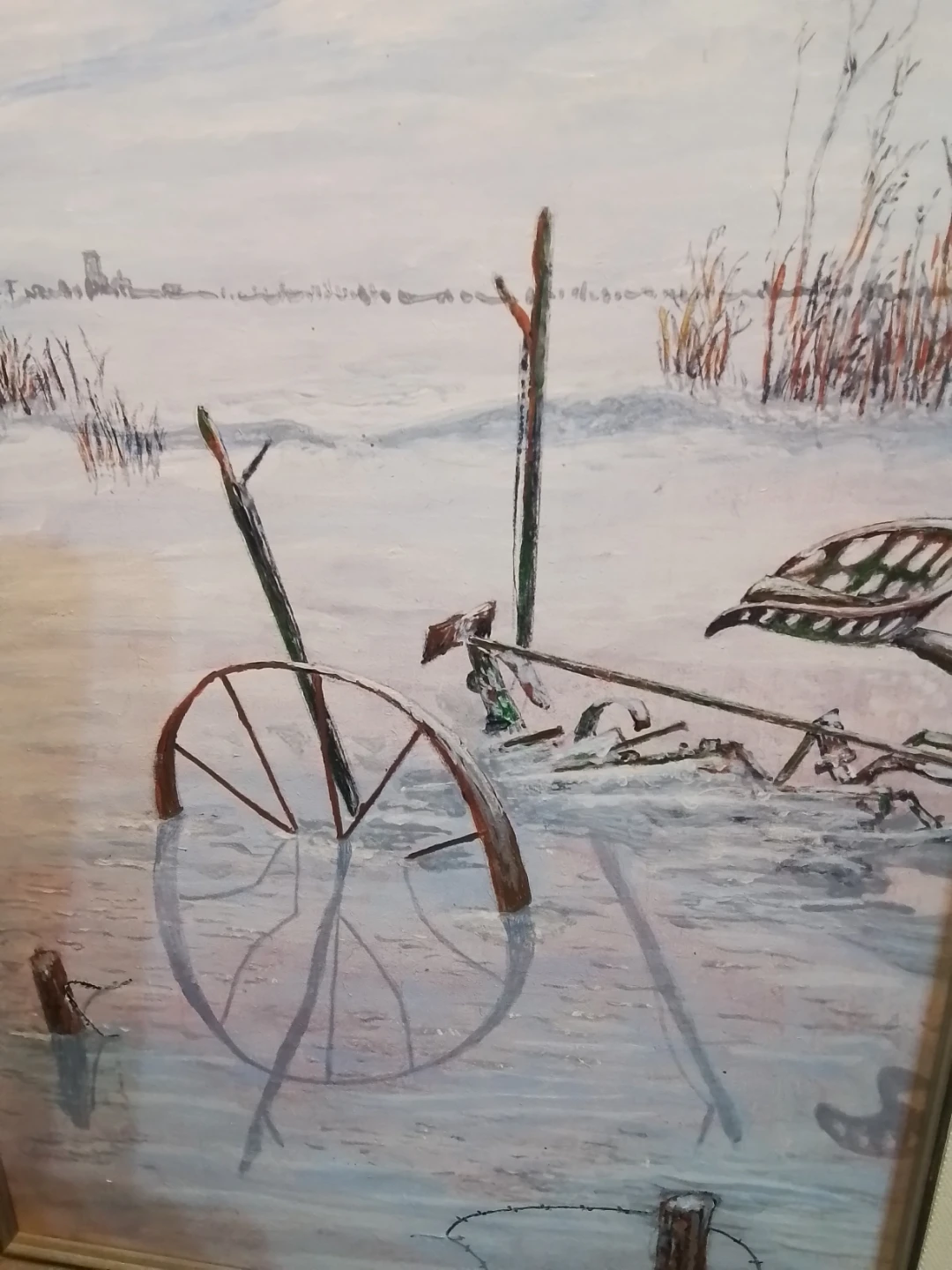 Canadian Oil Painting "Shadows of Other Days" by J. Sobkowich - photo 3