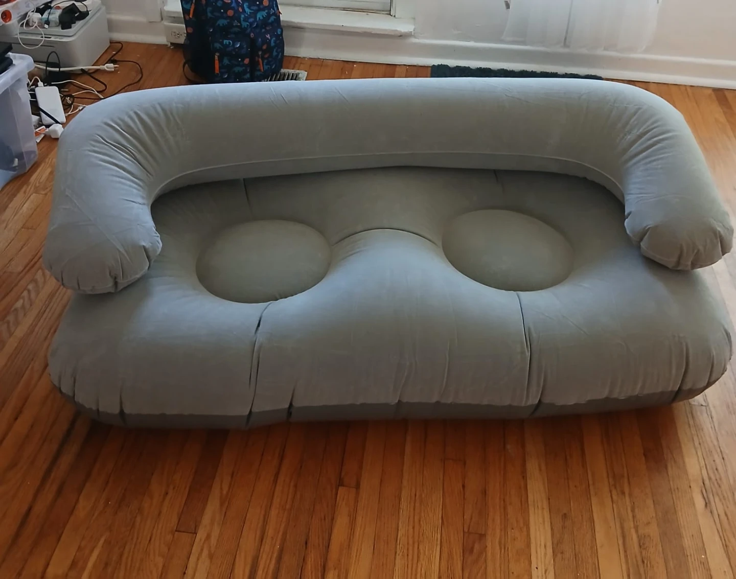 Inflatable Grey Couch