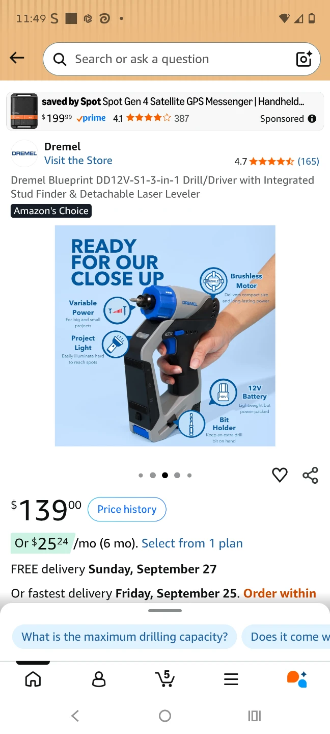 Dremel Blueprint 3-in-1 Multi-Drill - photo 2