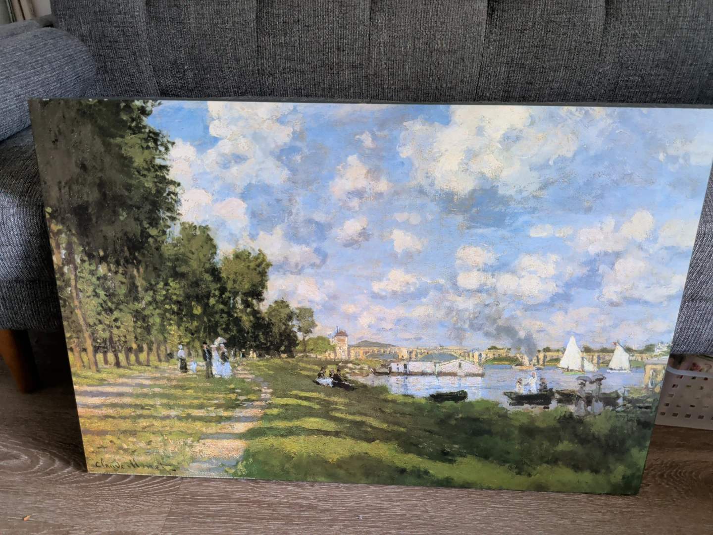 Free impressionist mounted print