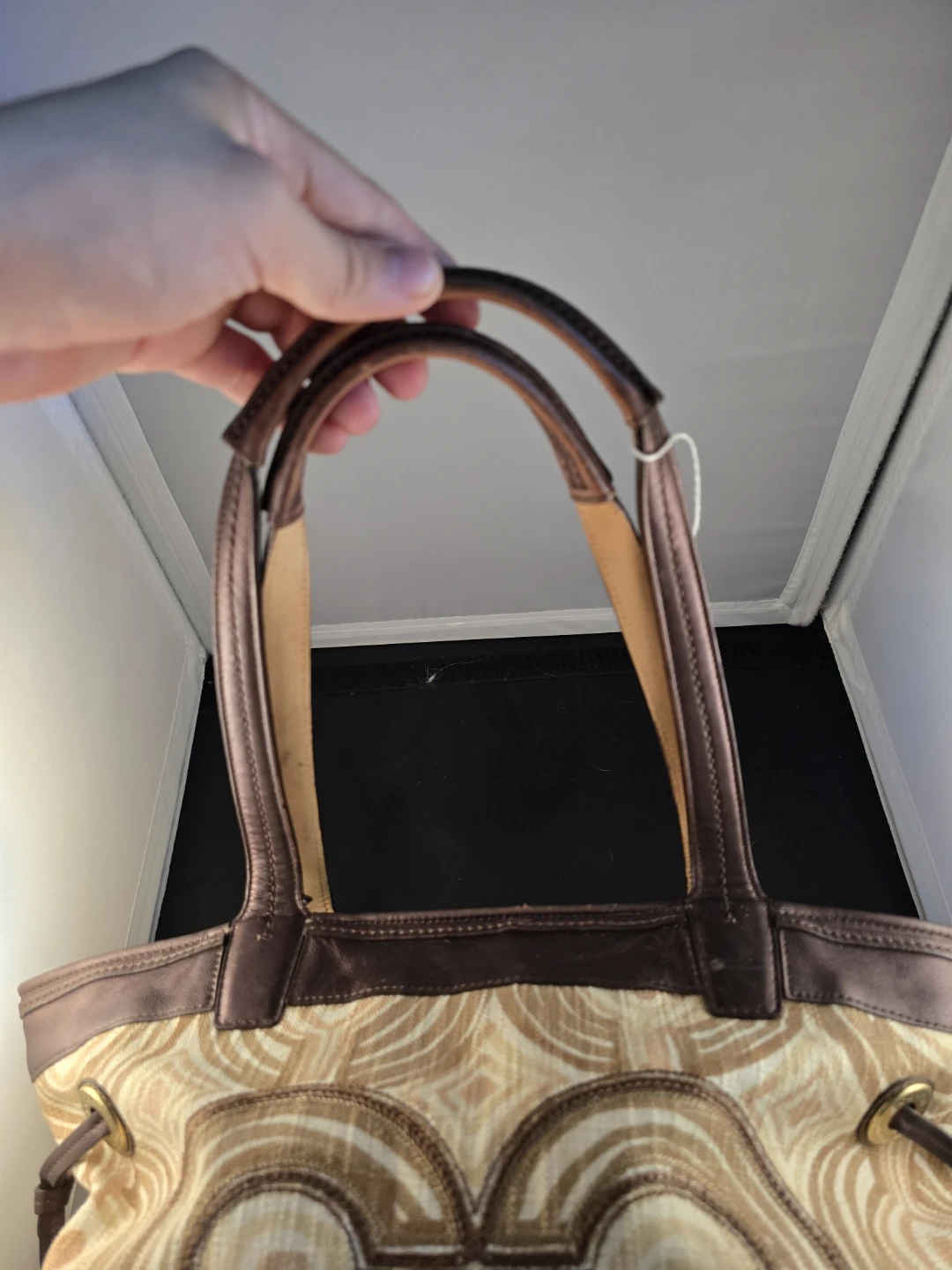 Coach Patterned Tote Bag - photo 3
